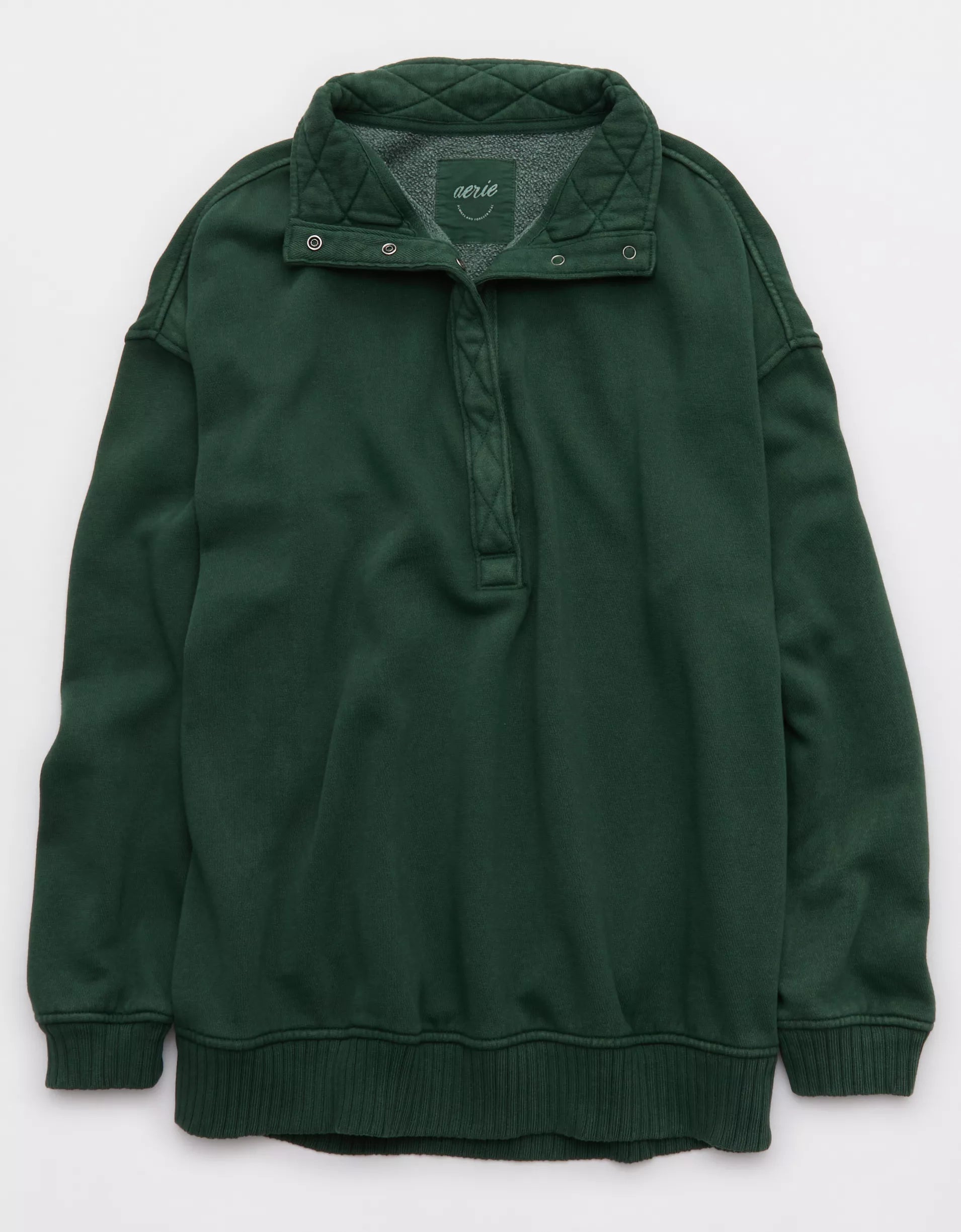 Aerie Oh Snap Sweatshirt Green