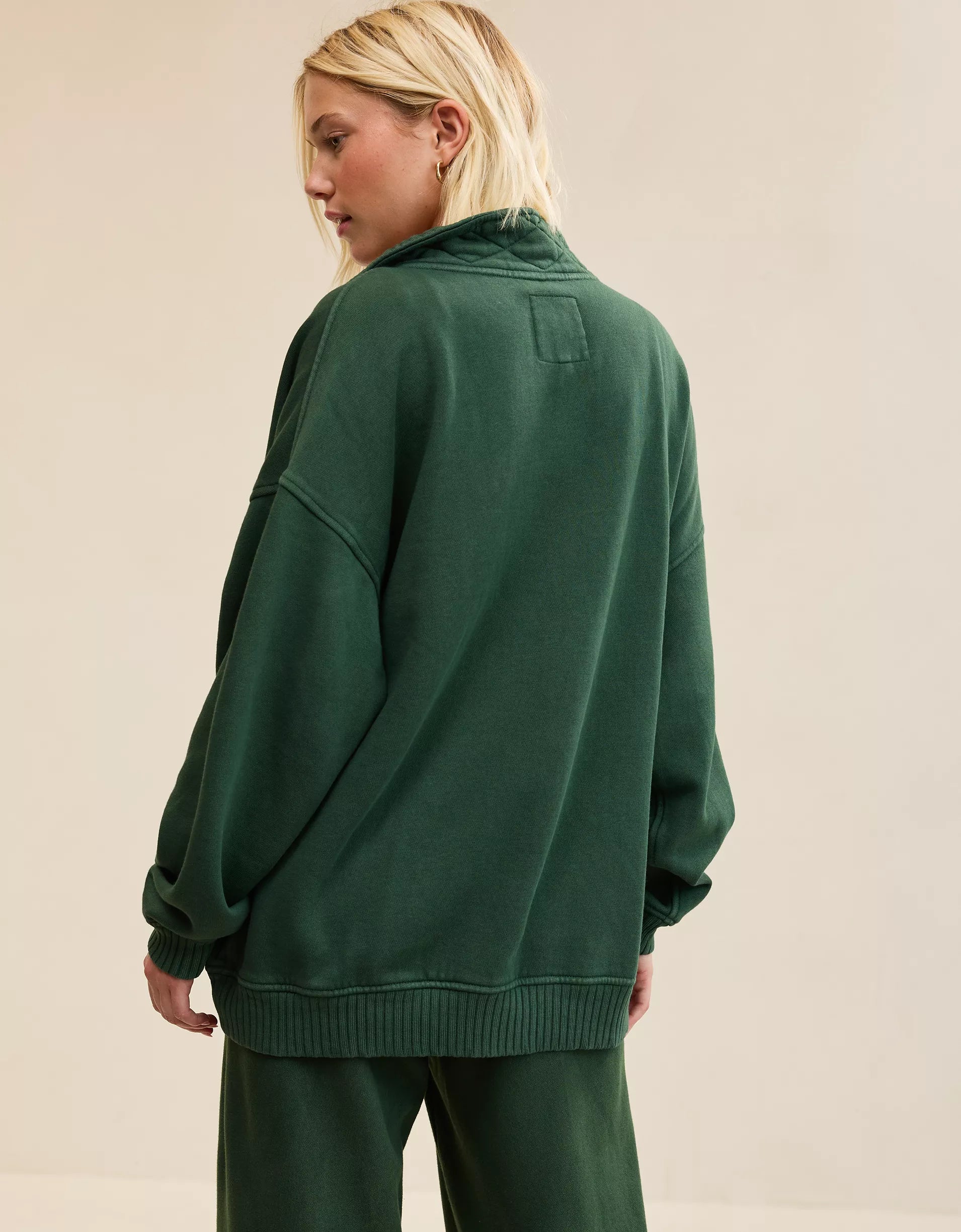 Aerie Oh Snap Sweatshirt Green