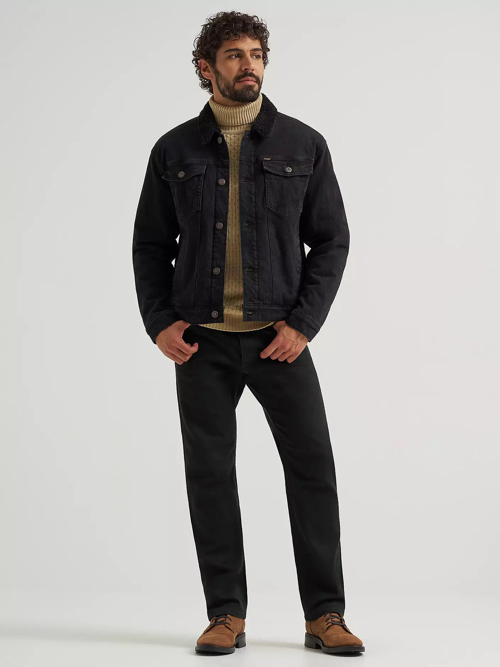 Wrangler Sherpa Lined Denim Jacket
