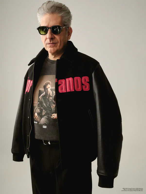 Kith For The Sopranos Varsity Jacket Black