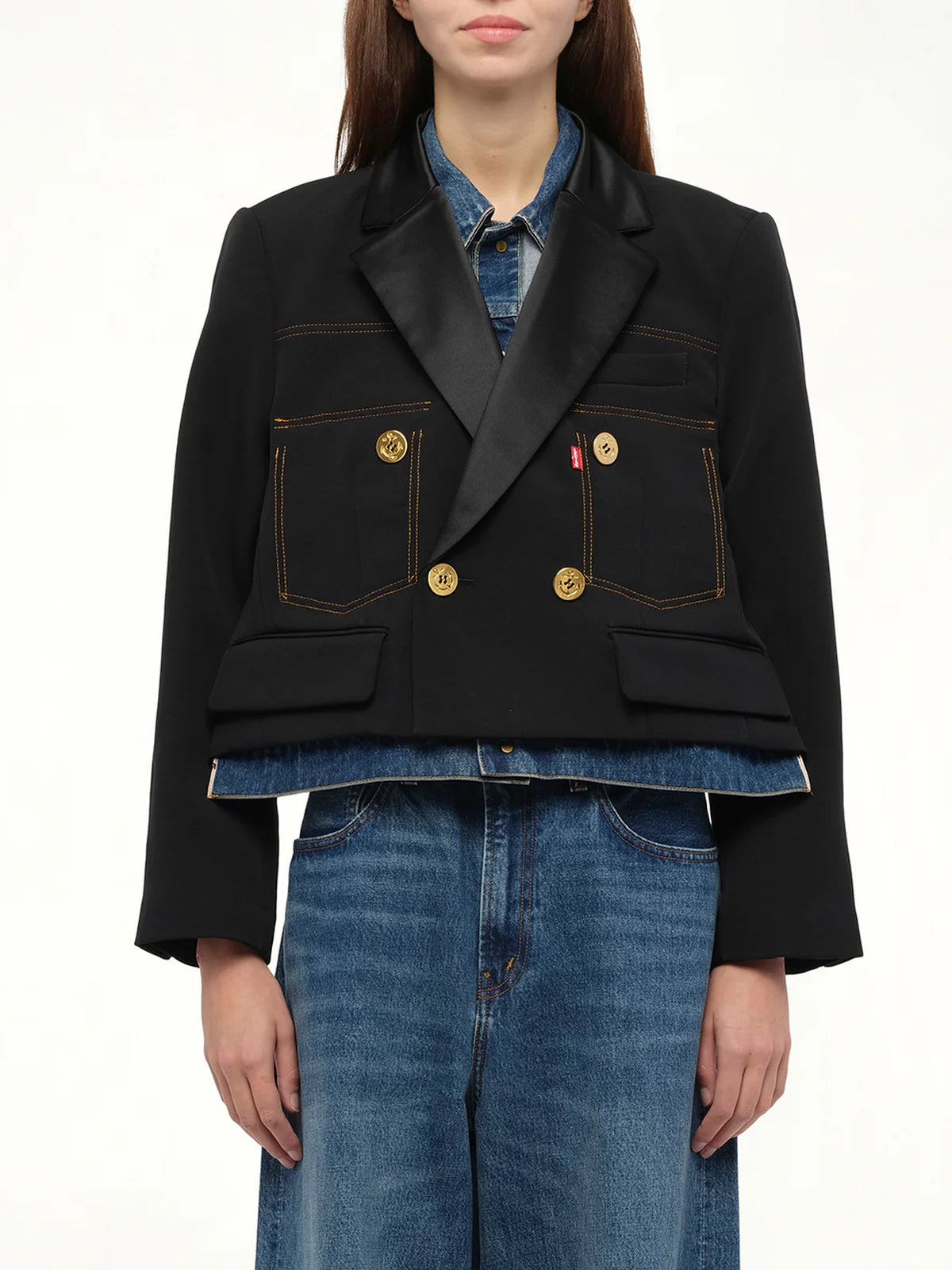 Levi’s X Sacai Denim X Metelasse Twill Jacket