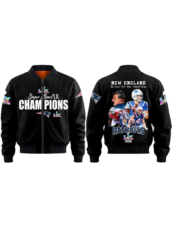 2026 Patriots SB LX Champions Bomber Jacket