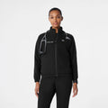 Figs Sydney Scrub Jacket Black