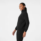 Figs Sydney Scrub Jacket Black