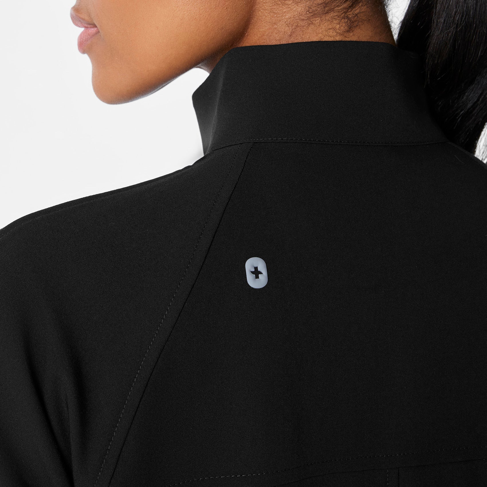 Figs Sydney Scrub Jacket Black