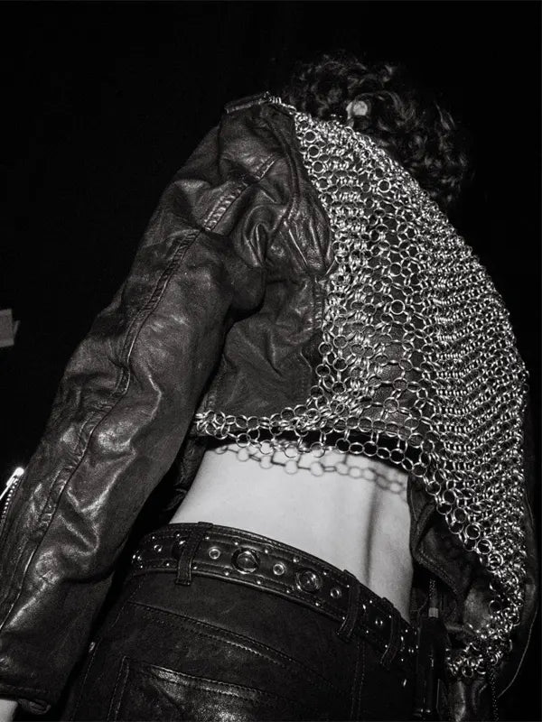 2026 VMAs Sombr Black Leather Jacket