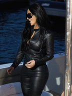 Kim Kardashian Leather Jacket
