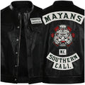 Angel Reyes Mayans M.C Leather Vest The Prime Jackets