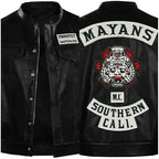 Angel Reyes Mayans M.C Leather Vest The Prime Jackets