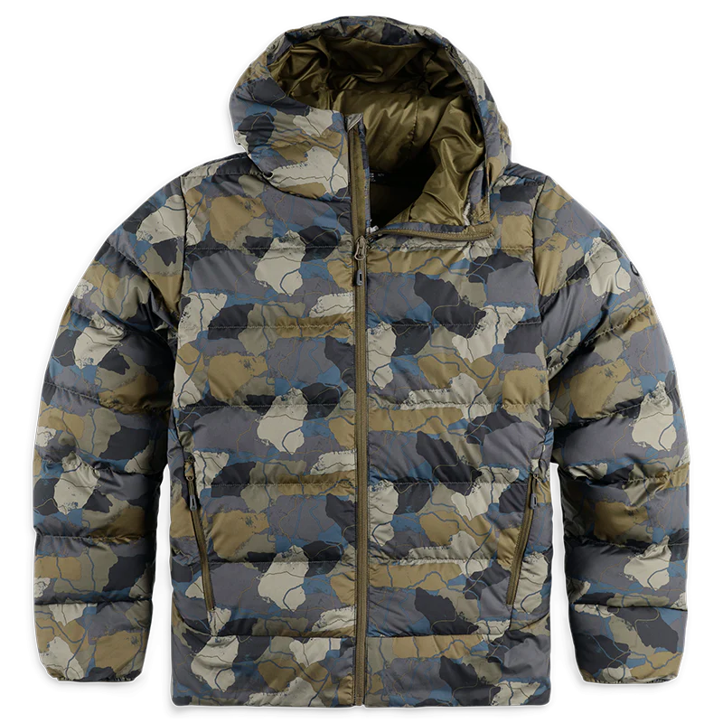Outdoor Research Coldfront Down Hoodie Loden Camo