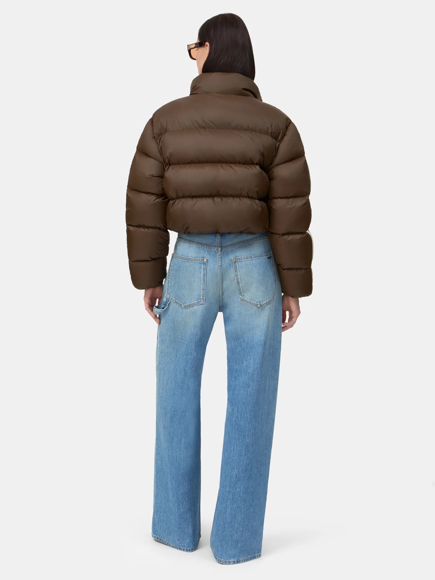 Amiri Women's Bones Cropped Down Jacket - Patch