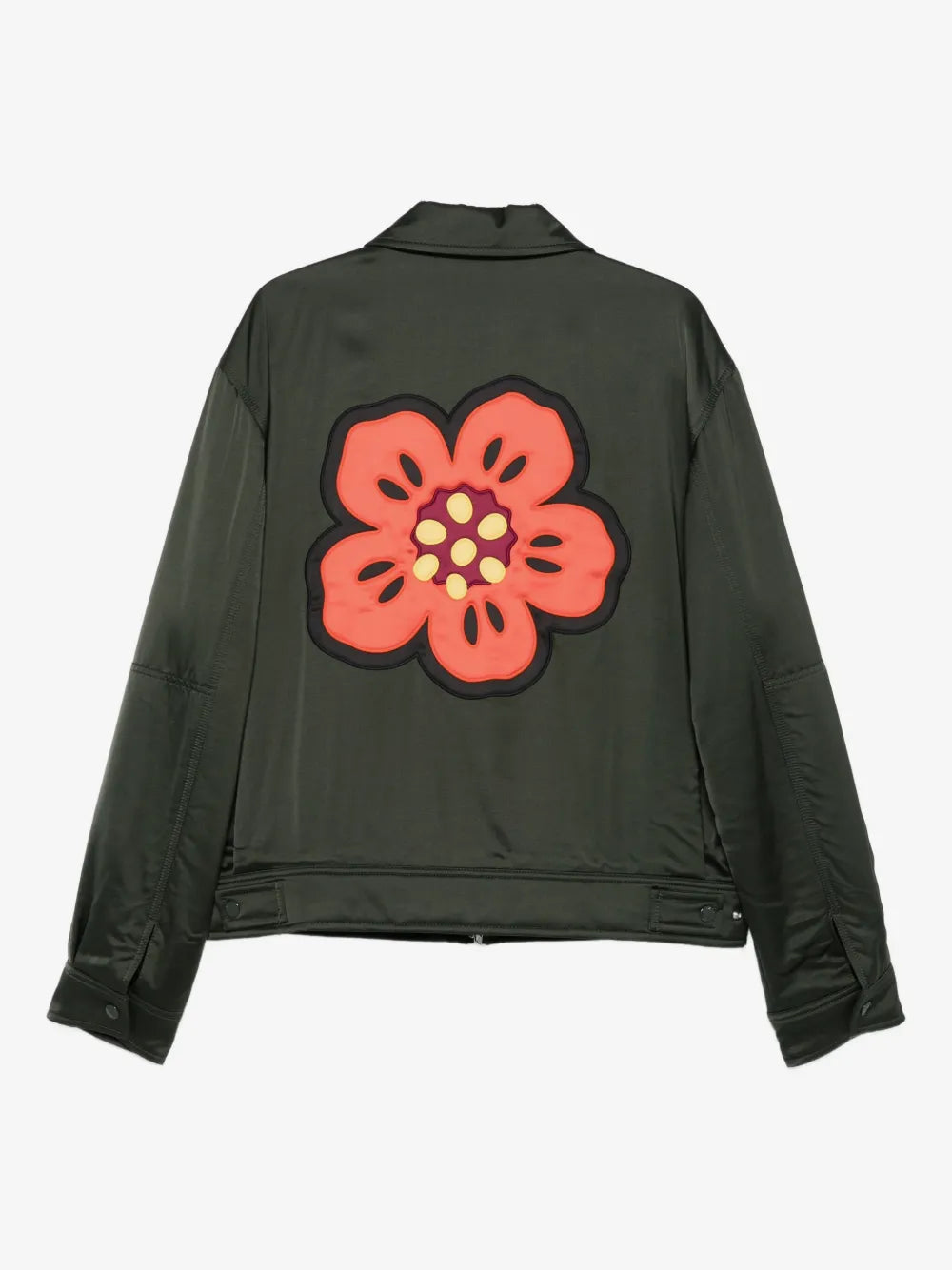 Kenzo Paris Bomber Jacket Green - Embroidery