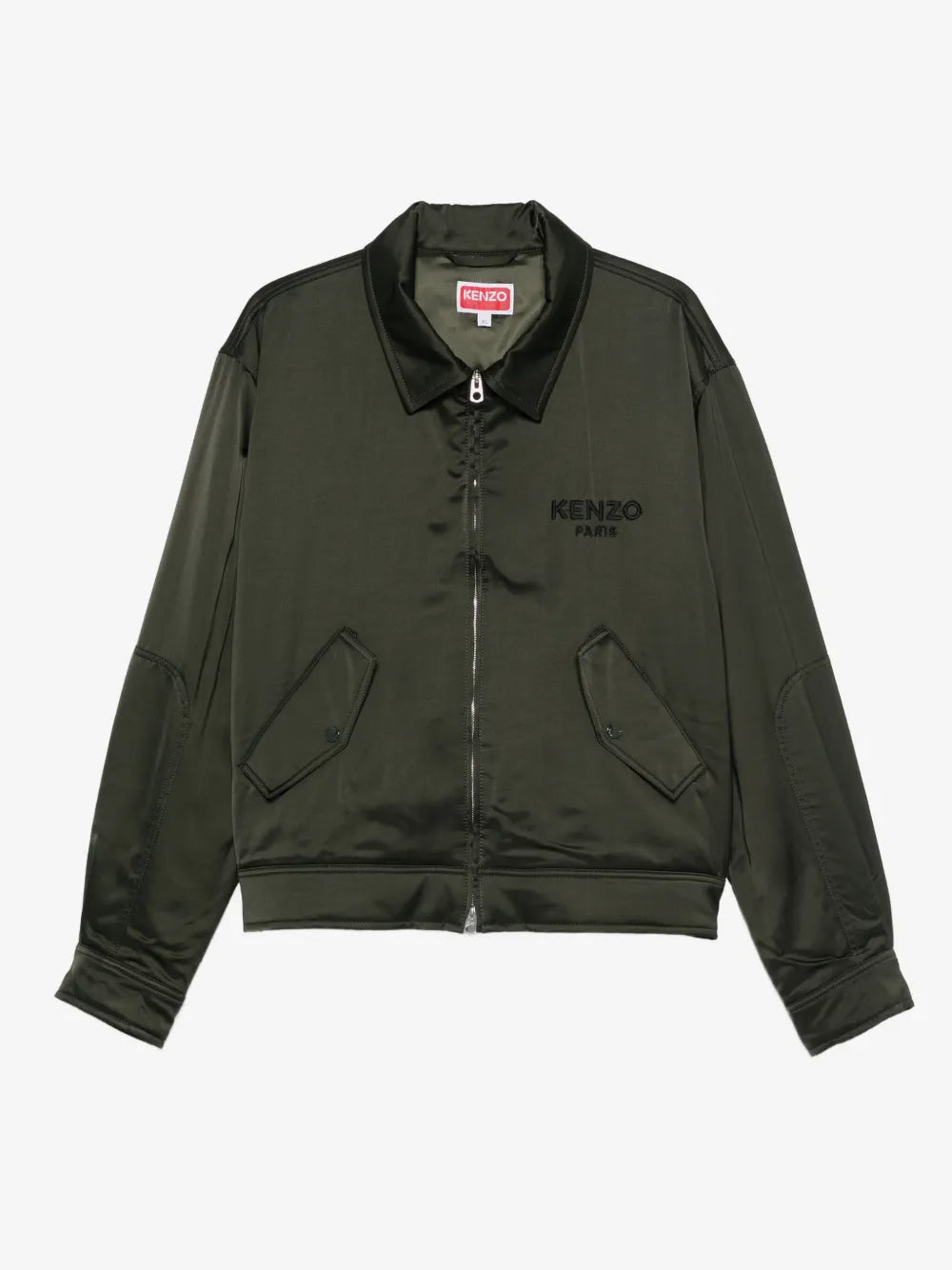 Kenzo Paris Bomber Jacket Green - Embroidery