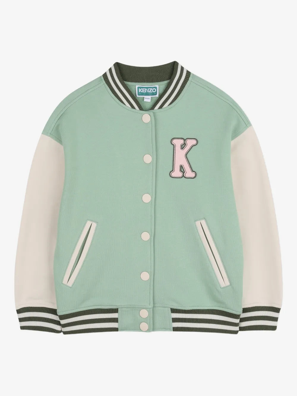 Kenzo Paris Bomber Jacket Green - Embroidery