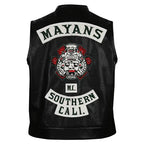 Angel Reyes Mayans M.C Leather Vest The Prime Jackets