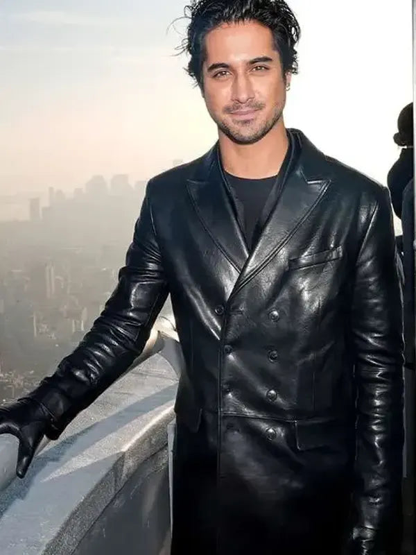 56 Days 2026 Avan Jogia Leather Coat