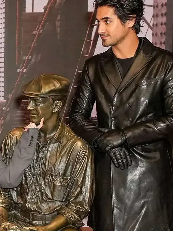 56 Days 2026 Avan Jogia Leather Coat