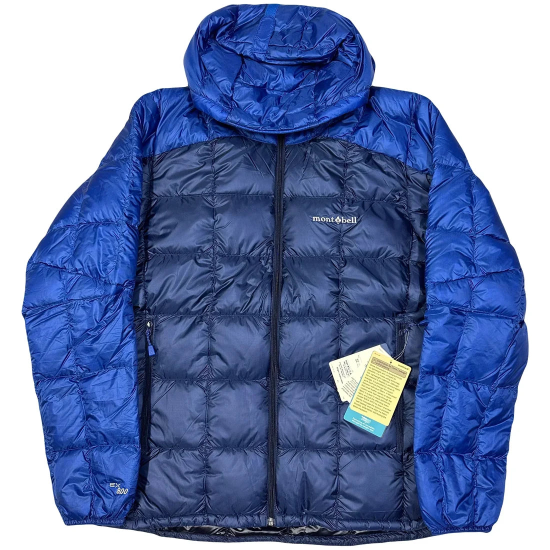 Montbell Bicolor Puffer Jacket Blue
