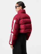 Amiri Women's Bones Cropped Down Jacket - Patch