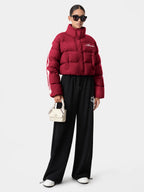 Amiri Women's Bones Cropped Down Jacket - Patch
