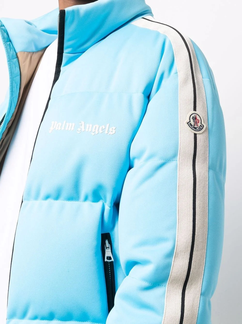 Light Blue Palm Angels Jacket