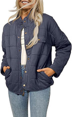 Quilted Cotton Jacket For Women, Cotton Black Jacket Zing Apparel