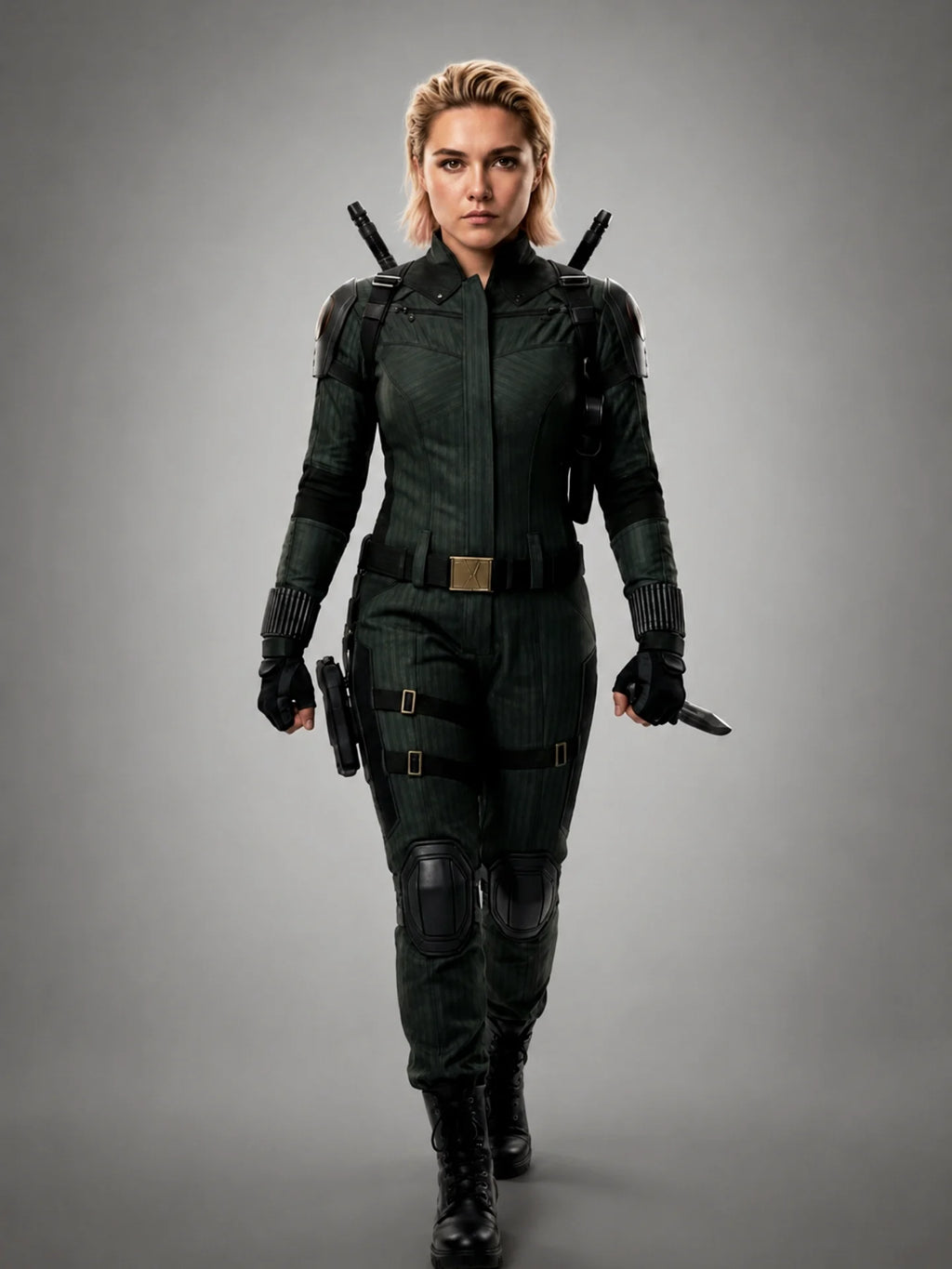 Avengers Doomsday 2026: Florence Pugh (Yelena Belova) Black Costumes
