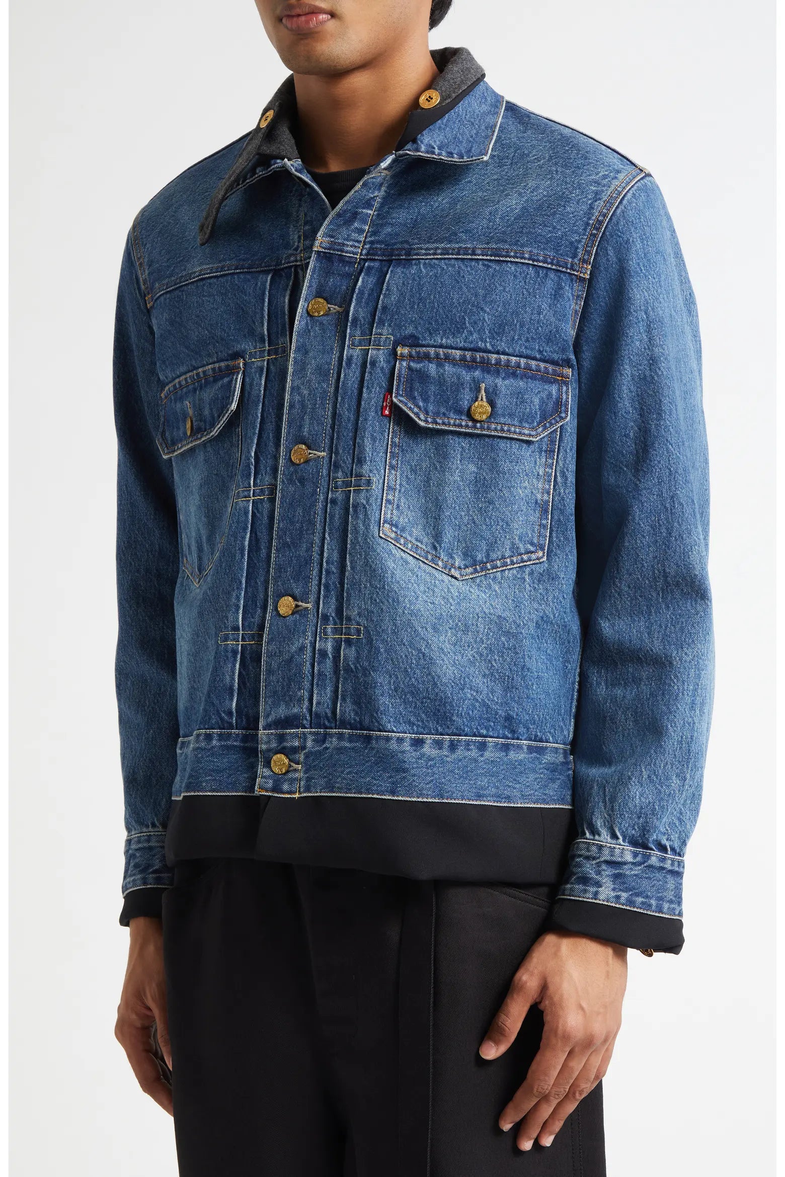 Levi’s X Sacai Denim X Metelasse Twill Jacket