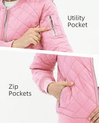Quilted Puffer Jacket - Cotton Black Jacket For Women Zing Apparel