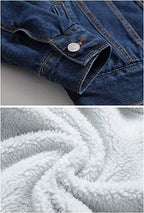 Fleece Lined Denim Jacket Men, Blue Zing Apparel