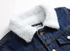 Fleece Lined Denim Jacket Men, Blue Zing Apparel