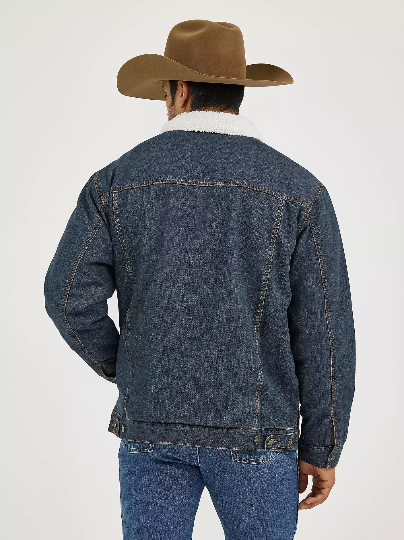 Wrangler Sherpa Lined Denim Jacket