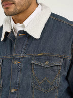 Wrangler Sherpa Lined Denim Jacket