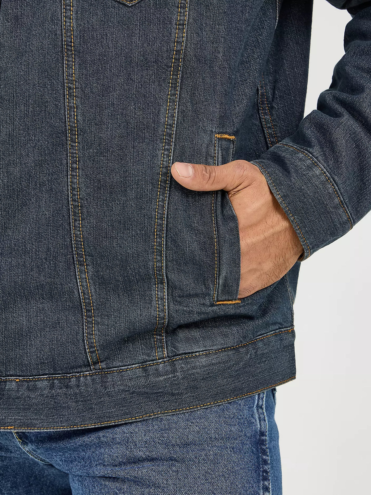 Wrangler Sherpa Lined Denim Jacket