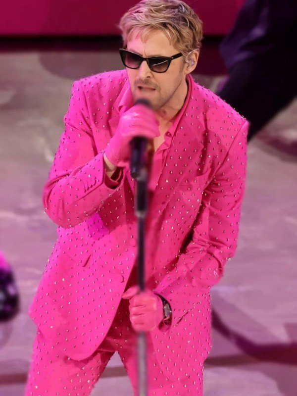Ryan Gosling Pink Suit