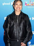 Ruby Ibarra A Night Of Pride Black Leather Jacket