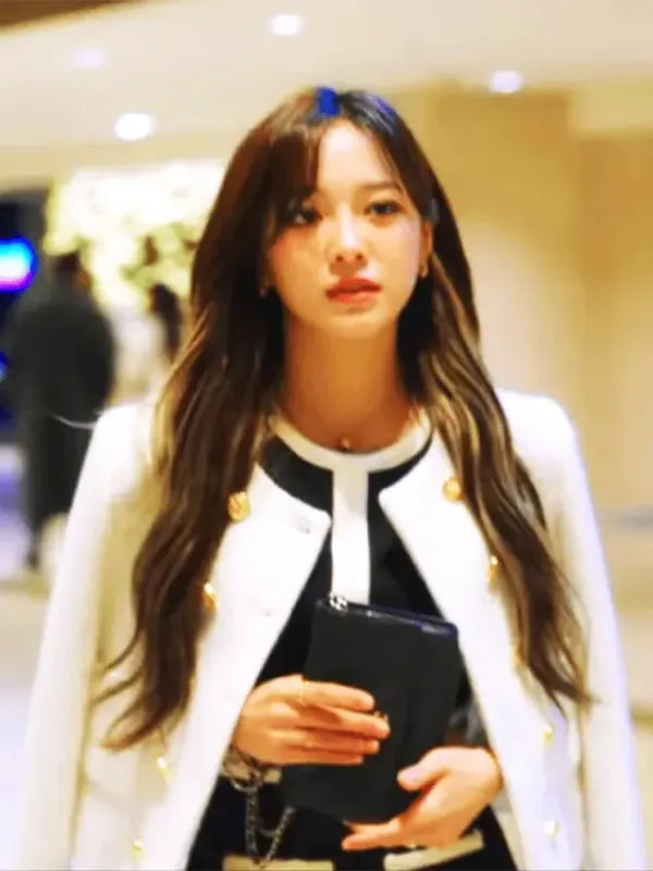 A Business Proposal Shin Ha Ri White Cropped Jacket