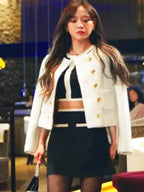A Business Proposal Shin Ha Ri White Cropped Jacket
