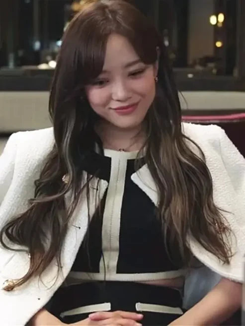 A Business Proposal Shin Ha Ri White Cropped Jacket