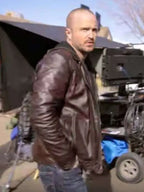 Aaron Paul Leather Jacket