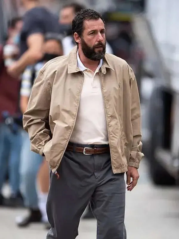 Adam Sandler Hustle Beige Jacket