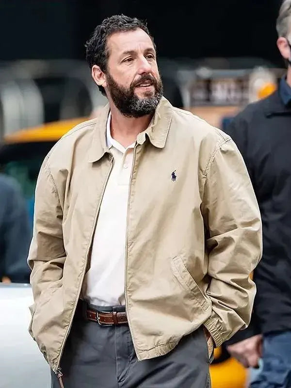 Adam Sandler Hustle Beige Jacket