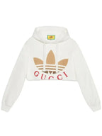 Gucci × Adidas Cropped Hoodie