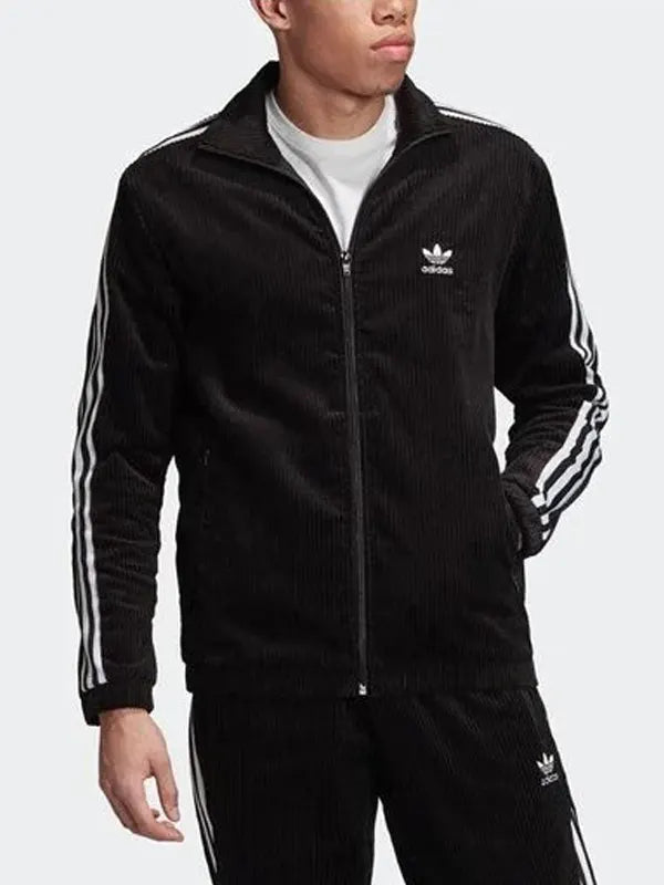 Adidas Corduroy Jacket Black