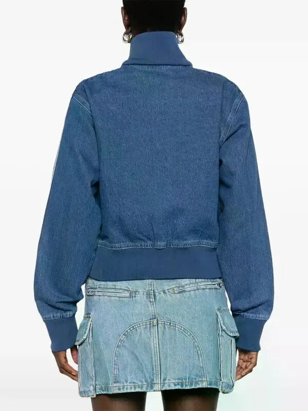 Adidas Denim Bomber Jacket Women
