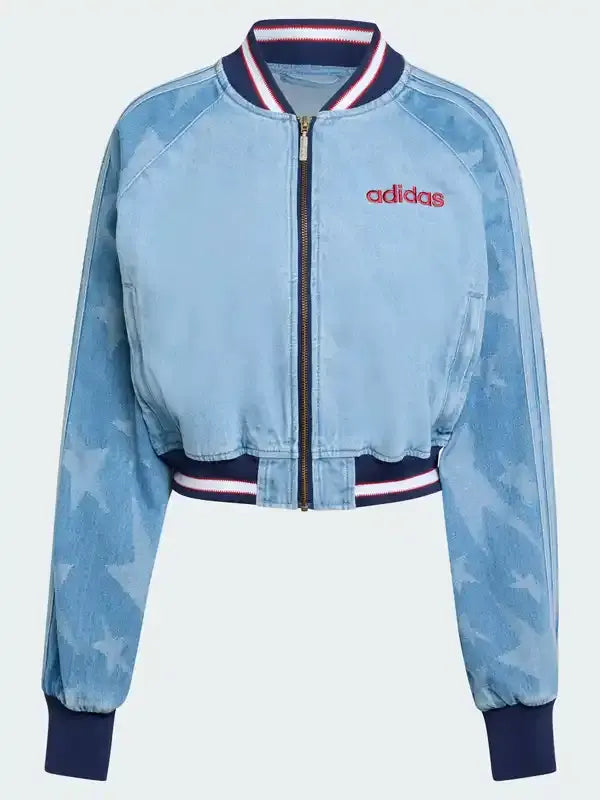 Adidas Denim Bomber Jacket Women