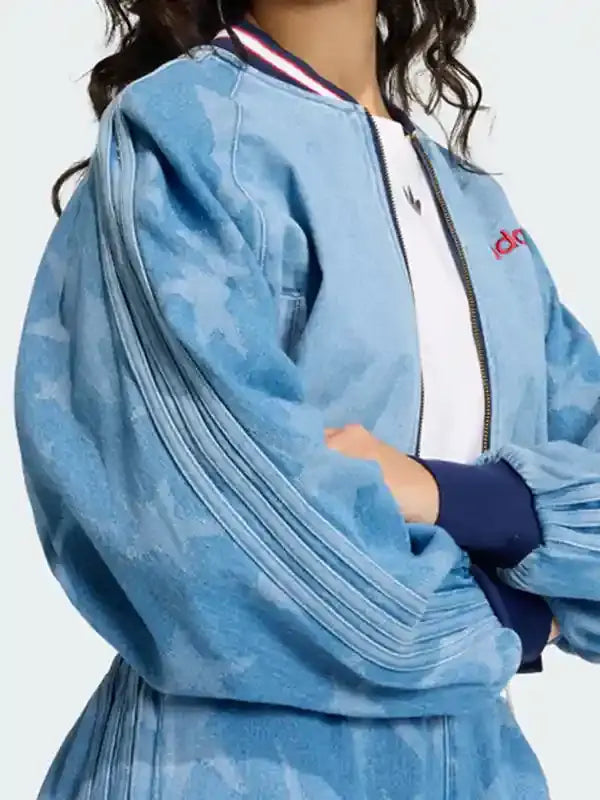 Adidas Denim Bomber Jacket Women