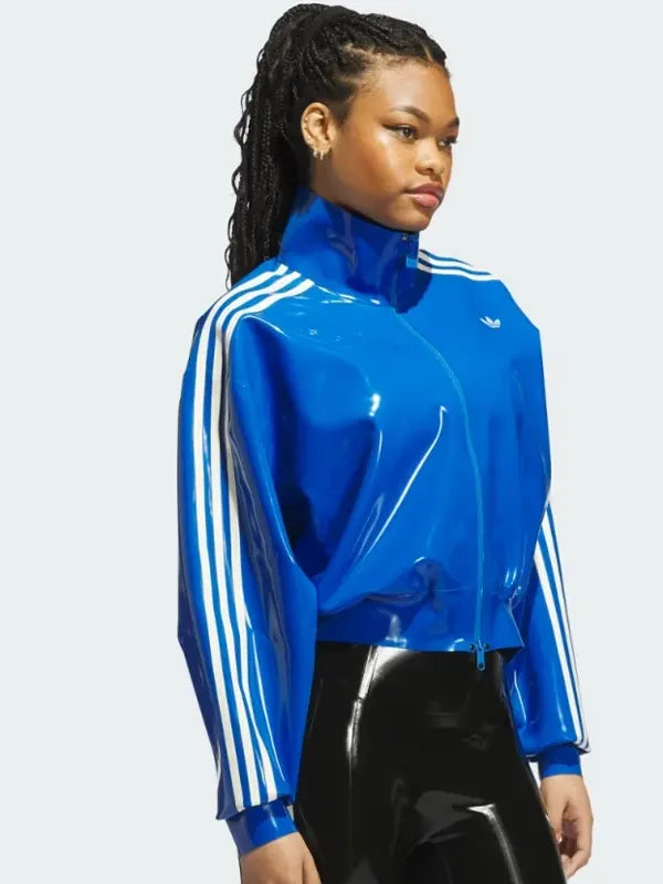 Adidas LaTeX Jacket Blue