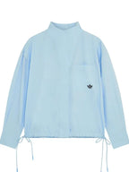 Adidas x ASOS Funnel Neck Blue Shirt