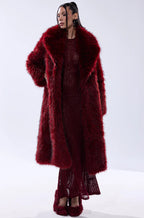 Akira-Faux-Fur-Coat-Red